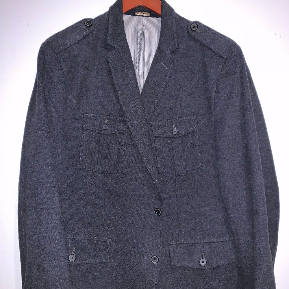 Banana Republic Men's 3-button gray blazer 46R